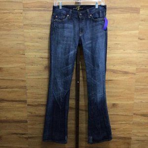7 for all mankind Size 6 Bootcut Blue Jeans